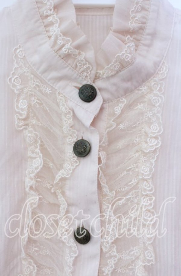 画像2: Innocent World / ヘンリエットブラウス L ピンク O-25-11-27-030-IW-BL-IG-OS (2)