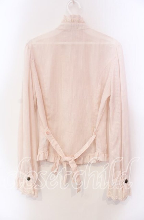 画像3: Innocent World / ヘンリエットブラウス L ピンク O-25-11-27-030-IW-BL-IG-OS (3)