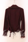 画像3: Innocent World / 丸衿オリジナルアムンゼンブラウス M ワイン O-25-11-27-031-IW-BL-IG-OS (3)