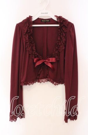 画像: Innocent World / ピュアスムースミルフィーユボレロ L ワイン O-25-11-27-034-IW-TO-IG-OS