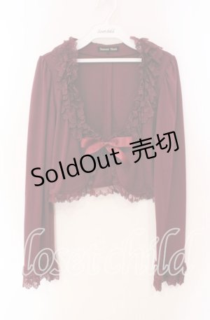 画像: Innocent World / ピュアスムースミルフィーユボレロ L ワイン O-25-11-27-034-IW-TO-IG-OS