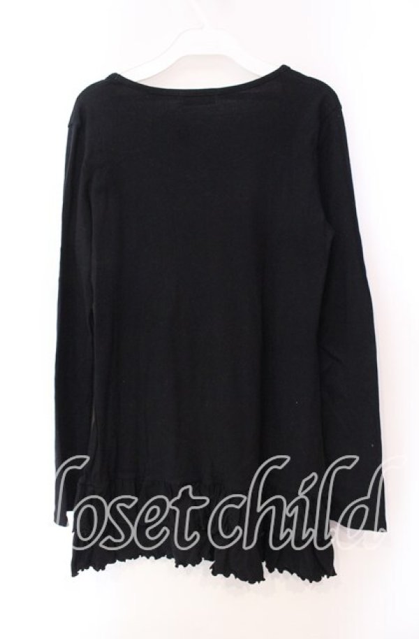 画像3: PEACE NOW / バタフライラメプリントカットワンピース M ブラック O-25-11-27-037-PU-OP-IG-OS (3)