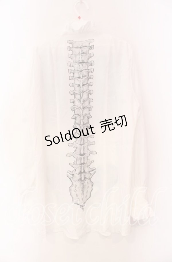 画像3: Royal Princess Alice / Madhatter's Tea Party ・まくら くらまコラボ スケルトンブラウス L シロ O-25-11-27-047-LO-BL-OW-OS (3)