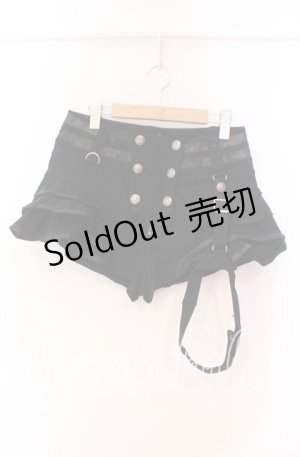 画像: PUNK RAVE / Steampunk Shorts with Detachable Leg Bag L ブラック O-25-11-27-050-PU-PA-OW-OS