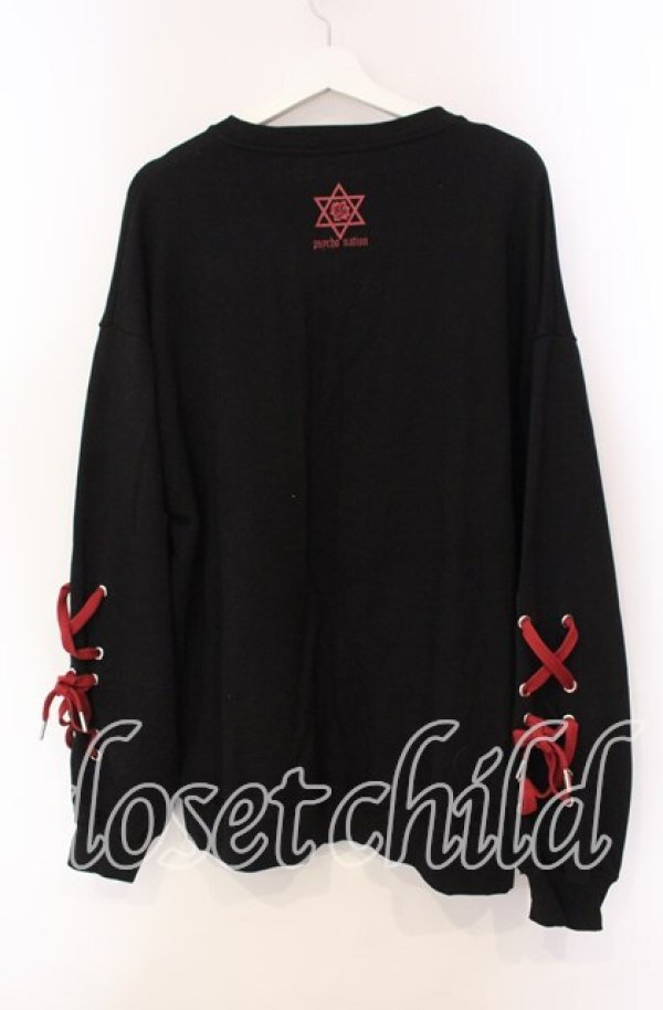 画像3: PSYCHO NATION / 寝田ルネ×PSYCHO NATION　巫女トレーナー 46 ブラック O-25-11-27-055-PU-TO-OW-OS (3)