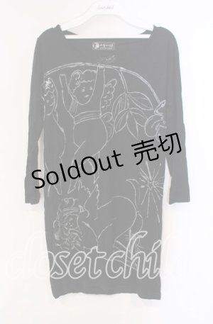画像: 【SALE】HYSTERIC GLAMOUR / アンディウォーホル　ロングTシャツ F ブラック O-25-11-27-059-PU-TO-OW-ZT090