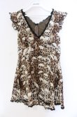 画像1: HYSTERIC GLAMOUR / レオパードスカル柄チュニック F ブラウン O-25-11-27-060-PU-TO-OW-OS (1)