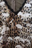 画像2: HYSTERIC GLAMOUR / レオパードスカル柄チュニック F ブラウン O-25-11-27-060-PU-TO-OW-OS (2)