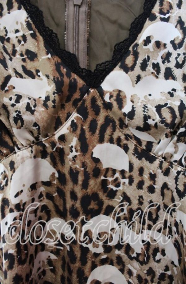 画像2: HYSTERIC GLAMOUR / レオパードスカル柄チュニック F ブラウン O-25-11-27-060-PU-TO-OW-OS (2)