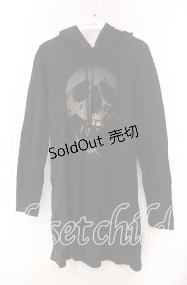 画像1: HYSTERIC GLAMOUR / スカルベリーパーカーワンピース F ブラック O-25-11-27-061-PU-OP-OW-OS (1)