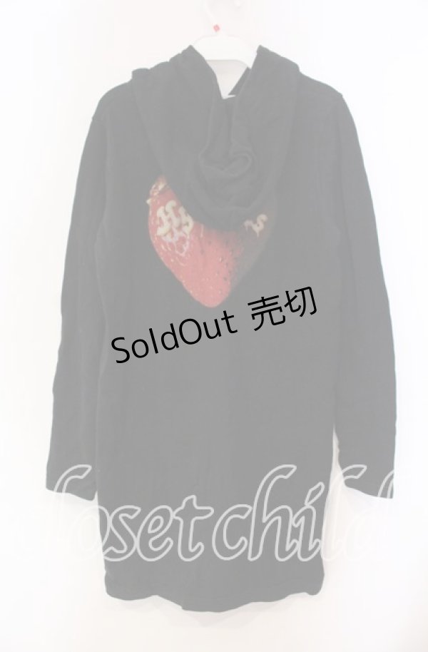 画像3: HYSTERIC GLAMOUR / スカルベリーパーカーワンピース F ブラック O-25-11-27-061-PU-OP-OW-OS (3)