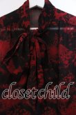 画像2: HYSTERIC GLAMOUR / ヒステリックボウタイブラウス F レッド O-25-11-27-063-PU-BL-OW-OS (2)