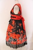 画像5: Royal Princess Alice / 悪鬼彼岸花帯付きドレス  アカ×クロ O-25-11-27-005-LO-JA-IG-OS (5)