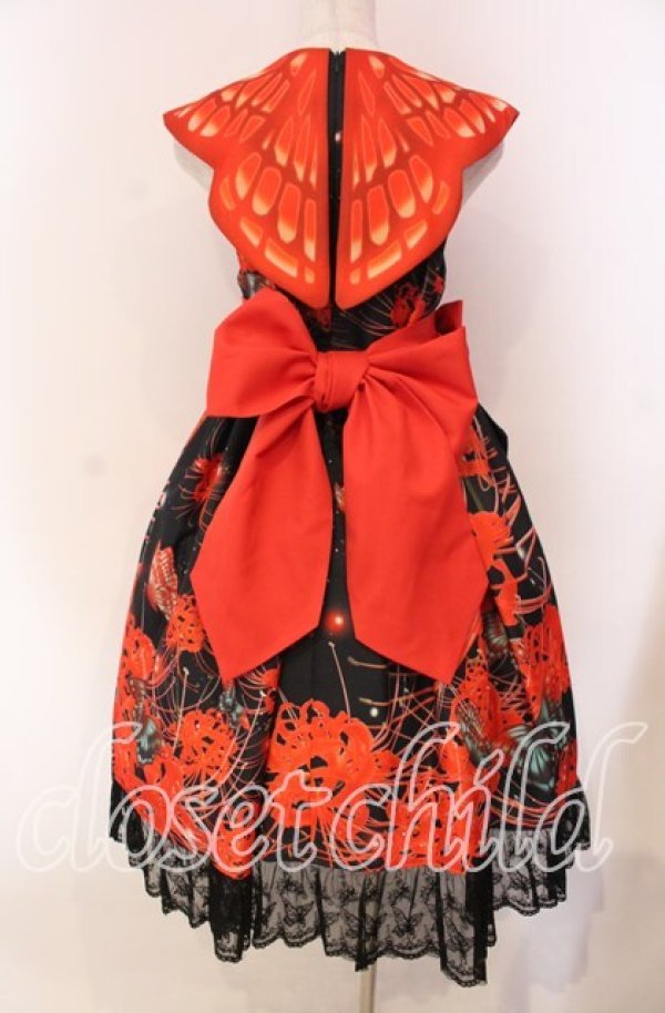 画像6: Royal Princess Alice / 悪鬼彼岸花帯付きドレス  アカ×クロ O-25-11-27-005-LO-JA-IG-OS (6)