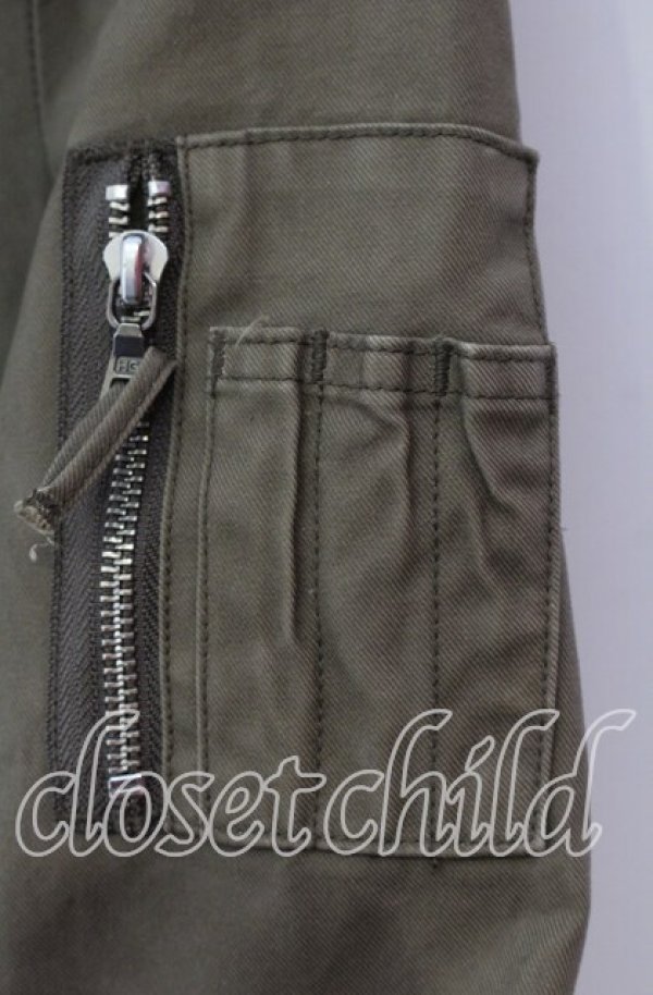 画像4: HYSTERIC GLAMOUR / サソリワッペンミリタリージャケット  カーキグリーン O-25-11-27-068-PU-JA-OW-OS (4)