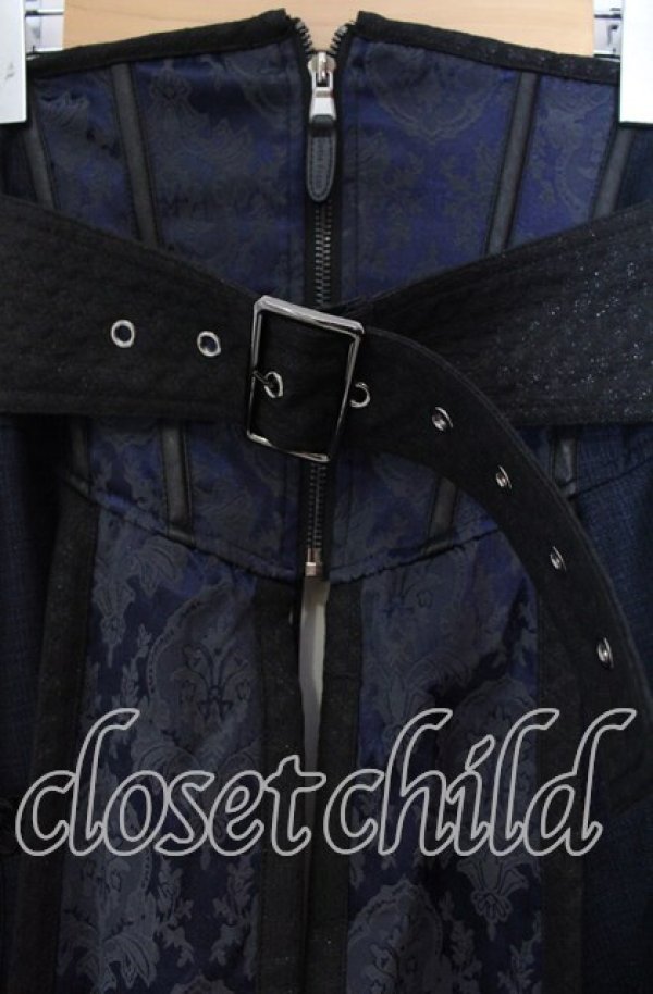 画像2: Qutie Frash / ベルトコルセット  ブルー O-25-11-27-073-QU-TO-OW-OS (2)