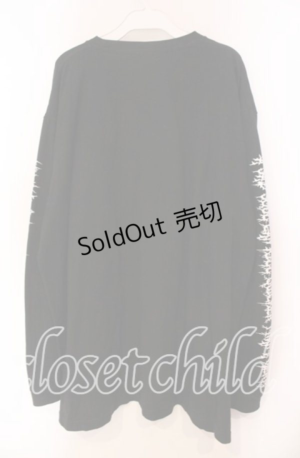 画像3: KRY CLOTHING / 「NIA」 ロングスリーヴ Tシャツ  ブラック O-25-11-27-074-EL-TO-IG-OS (3)