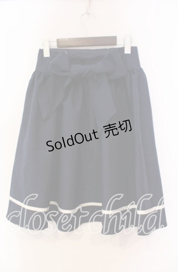 画像3: Amavel / ダブル釦サススカート  ネイビー O-25-11-27-081-CA-OP-IG-OS (3)