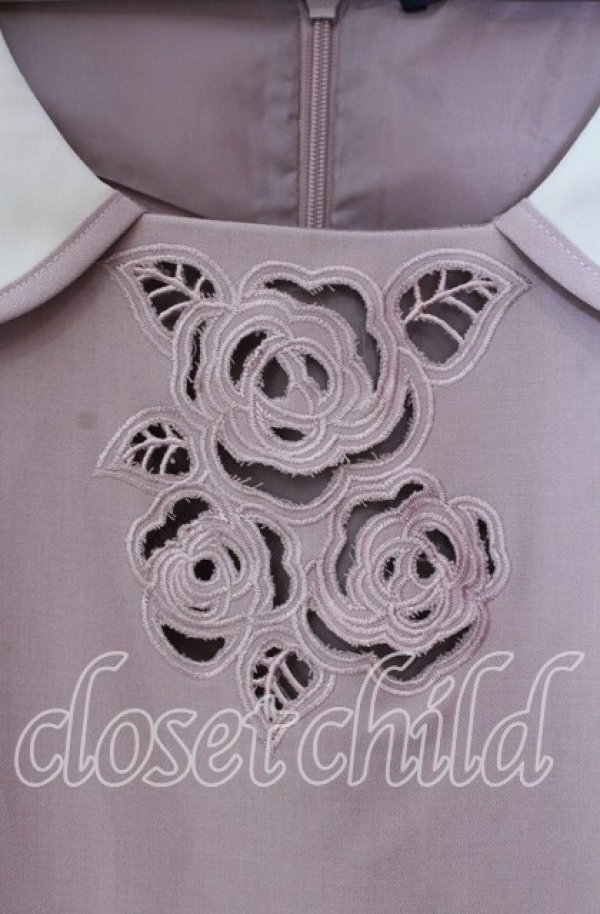 画像2: an another angelus / ローズカットワンピース  ピンク O-25-11-27-084-CA-OP-IG-OS (2)