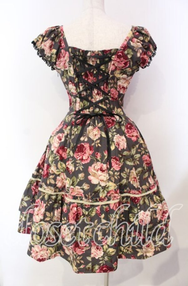 画像5: Dreaming Drop / お花のワンピース  クロ O-25-11-27-007-LO-OP-IG-OS (5)