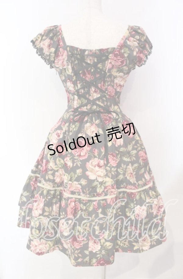 画像5: Dreaming Drop / お花のワンピース  クロ O-25-11-27-007-LO-OP-IG-OS (5)