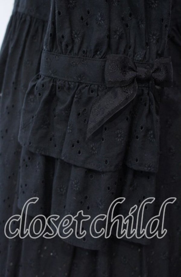 画像4: ALICE and the PIRATES / Le jardin secretシャツワンピース  クロ O-25-11-27-009-PA-OP-IG-OS (4)