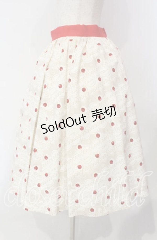 画像3: Q-pot. / チェリーポルカドットスカート M アカｘシロ O-25-11-27-012-QP-SK-YM-OS (3)