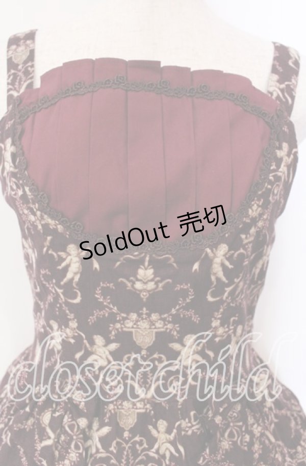 画像2: Innocent World / ピエトロエンジェルジャンパースカート M ワイン O-25-11-27-014-IW-OP-IG-OS (2)