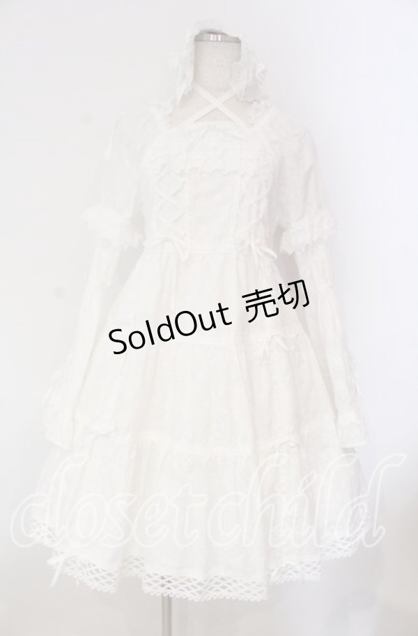 画像1: BABY,THE STARS SHINE BRIGHT / はわせドールワンピース&ヘッドドレスセット  シロ O-25-11-27-003-BA-OP-IG-OS (1)