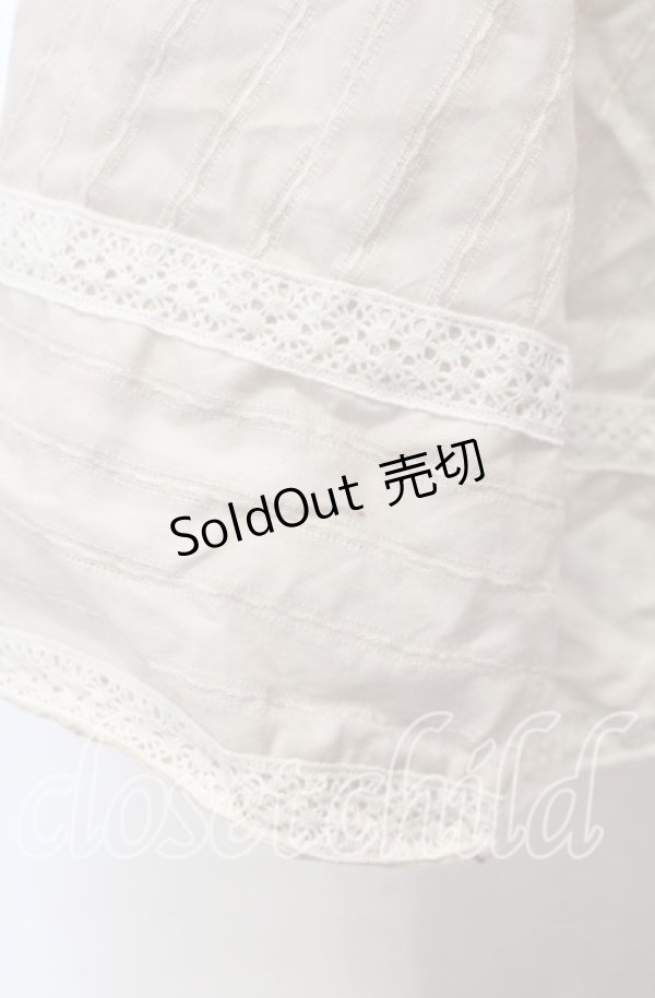 画像4: EXCENTRIQUE / スクエアネックワンピース OS アイボリー O-25-11-27-019-EL-OP-IG-OS (4)