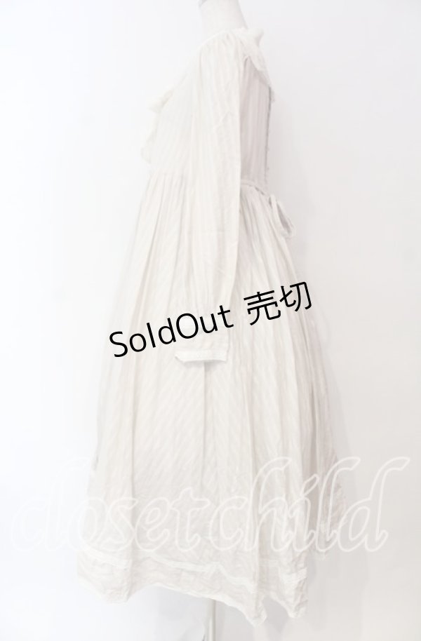 画像5: EXCENTRIQUE / スクエアネックワンピース OS アイボリー O-25-11-27-019-EL-OP-IG-OS (5)