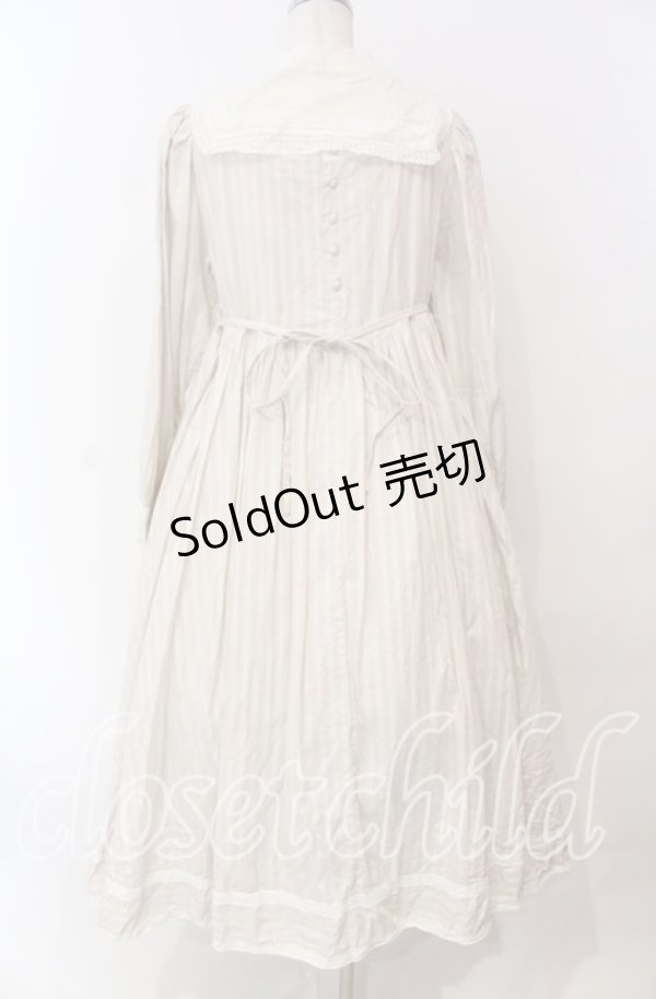 画像6: EXCENTRIQUE / スクエアネックワンピース OS アイボリー O-25-11-27-019-EL-OP-IG-OS (6)