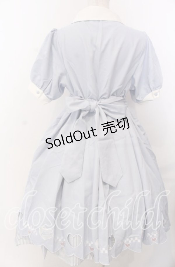 画像3: Amavel / Diner Girlワンピース F サックス O-25-11-28-044-CA-OP-OW-OS (3)