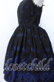 画像2: Moi-meme-Moitie / May lilyジャンパースカート 9号 ブラック×ブルー O-25-11-28-047-MO-OP-OW-OS (2)