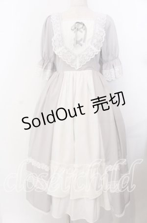 画像: Chalmiere / シュエットワンピース M グレー O-25-11-28-048-LO-OP-OW-OS