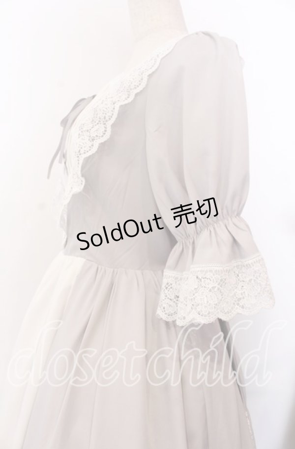 画像2: Chalmiere / シュエットワンピース M グレー O-25-11-28-048-LO-OP-OW-OS (2)