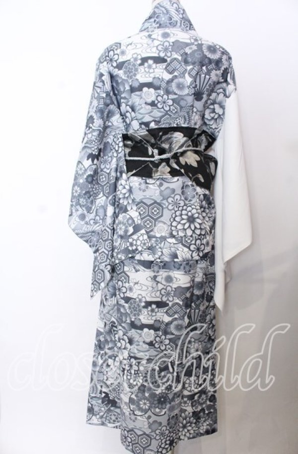 画像3: Qutie Frash / 2025 浴衣3点SET  ホワイト O-25-11-28-051-QU-OP-OW-OS (3)