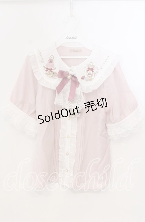 画像1: Amavel / 喫茶アマベルのアフタヌーン・ティーブラウス F ピンク O-25-11-28-056-CA-BL-OW-OS (1)