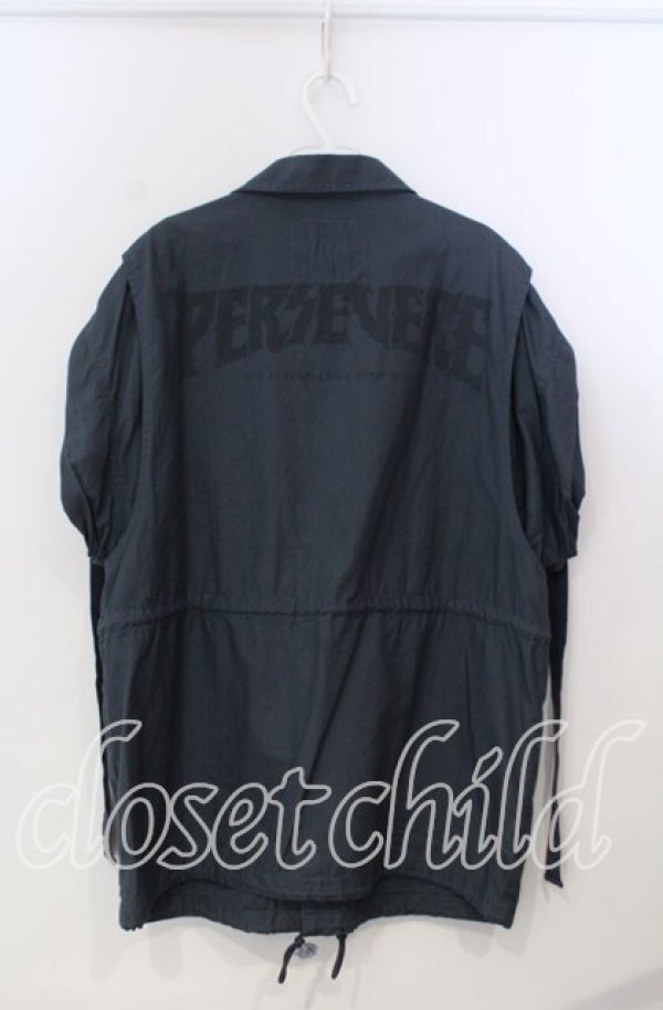 画像2: RNA / ラットptミリタリーシャツ M ブルー O-25-11-28-060-PU-BL-OW-OS (2)