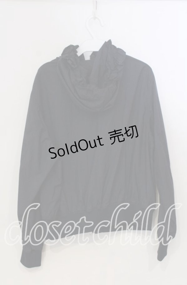 画像2: Jane Marple / Layered frill hooded parka　パーカー M ネイビー O-25-11-28-062-JM-TO-OW-OS (2)