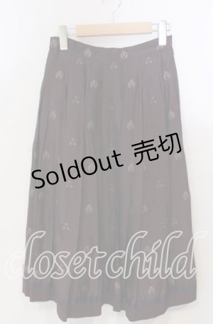 画像: 【SALE】Jane Marple / British jacquard dormitory skirt　スカート M ワイン O-25-11-28-066-JM-SK-OW-ZT127