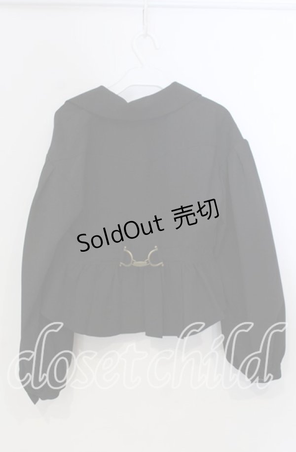 画像2: axes femme POETIQUE / ビットバックデザインジャケット M クロ O-25-11-28-071-AX-JA-OW-OS (2)