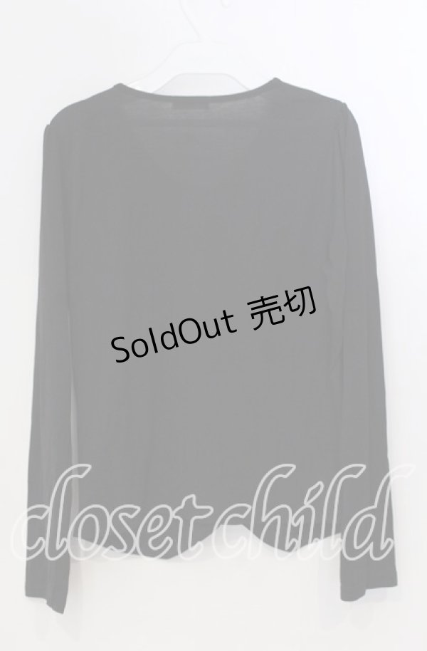 画像2: axes femme / ヨーク切り替えプルオーバー M クロ O-25-11-28-075-AX-TO-OW-OS (2)