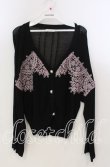 画像1: axes femme / モチーフレースショートカーデ M クロ O-25-11-28-082-AX-TO-OW-OS (1)