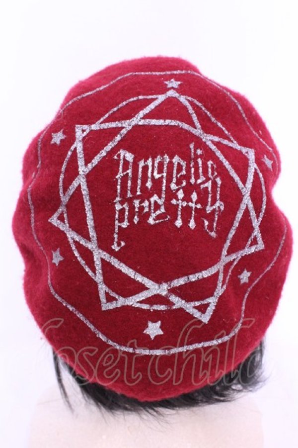 画像2: Angelic Pretty / Amuletベレー  ワイン O-25-11-28-1051-AP-AC-IG-OS (2)