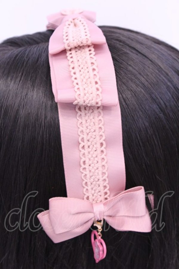 画像2: m petit by misako / サンリオコラボ　ヘッドドレス  ピンク O-25-11-28-1055-LO-AC-OW-OS (2)