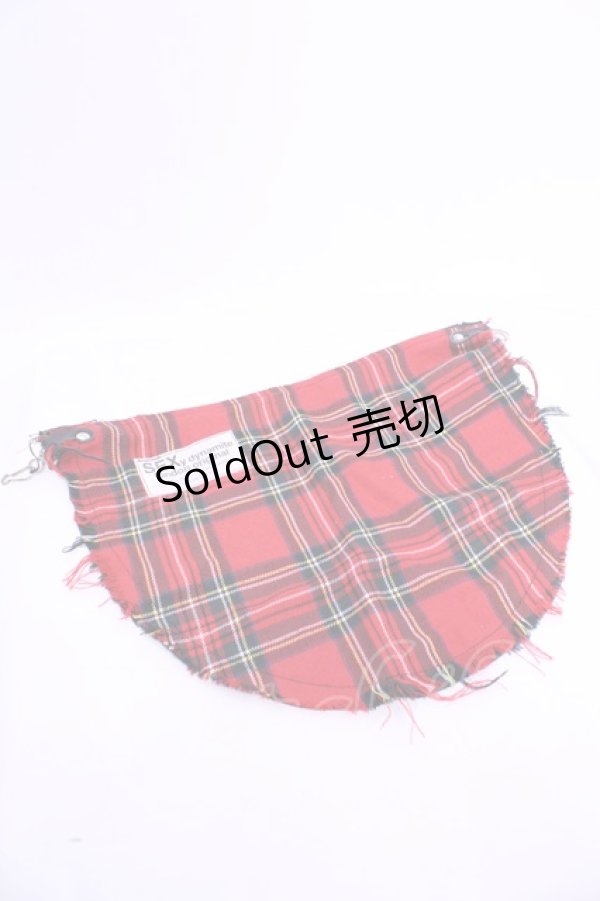 画像1: SEXY DYNAMITE LONDON / ヒップパッド  レッド×ブラック O-25-11-28-1006-PU-AC-OW-OS (1)