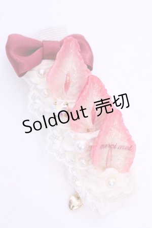 画像: MERCI MEL / 苺ホイップヘアクリップ  オフ O-25-11-28-1063-LO-AC-IG-OS
