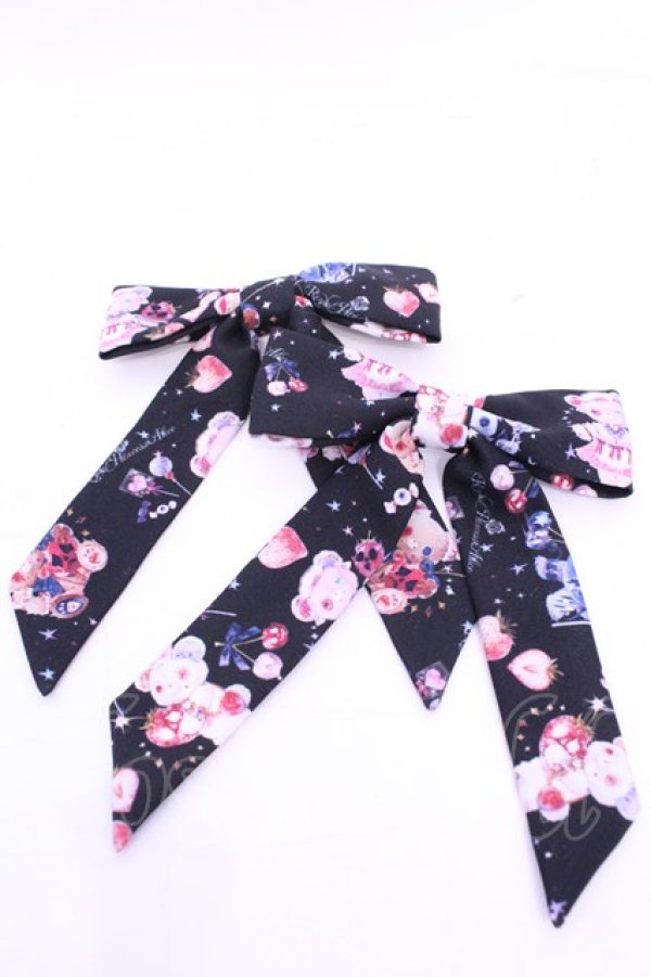 画像1: Royal Princess Alice / Skull Psycho bearsヘアクリップセット  クロ O-25-11-28-1066-LO-AC-IG-OS (1)