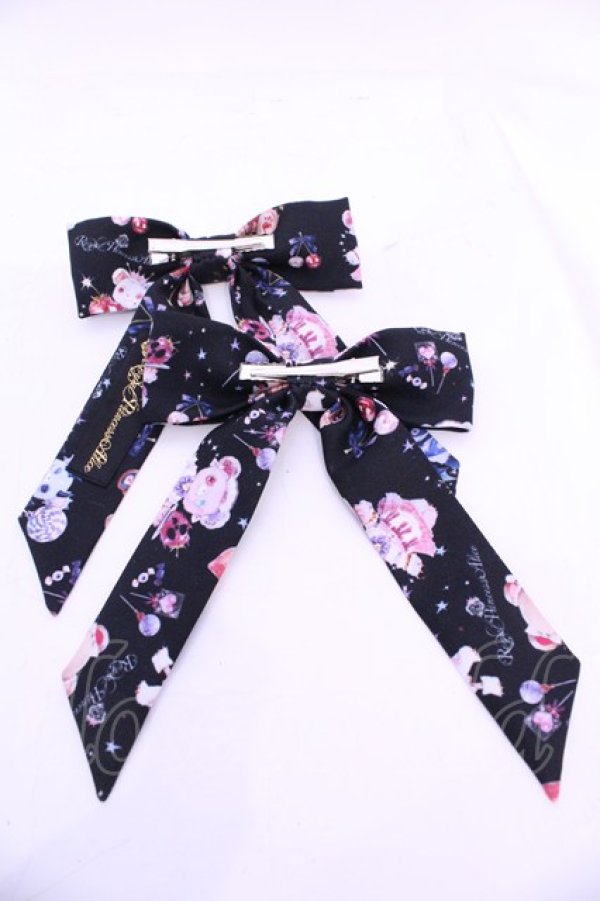 画像2: Royal Princess Alice / Skull Psycho bearsヘアクリップセット  クロ O-25-11-28-1066-LO-AC-IG-OS (2)